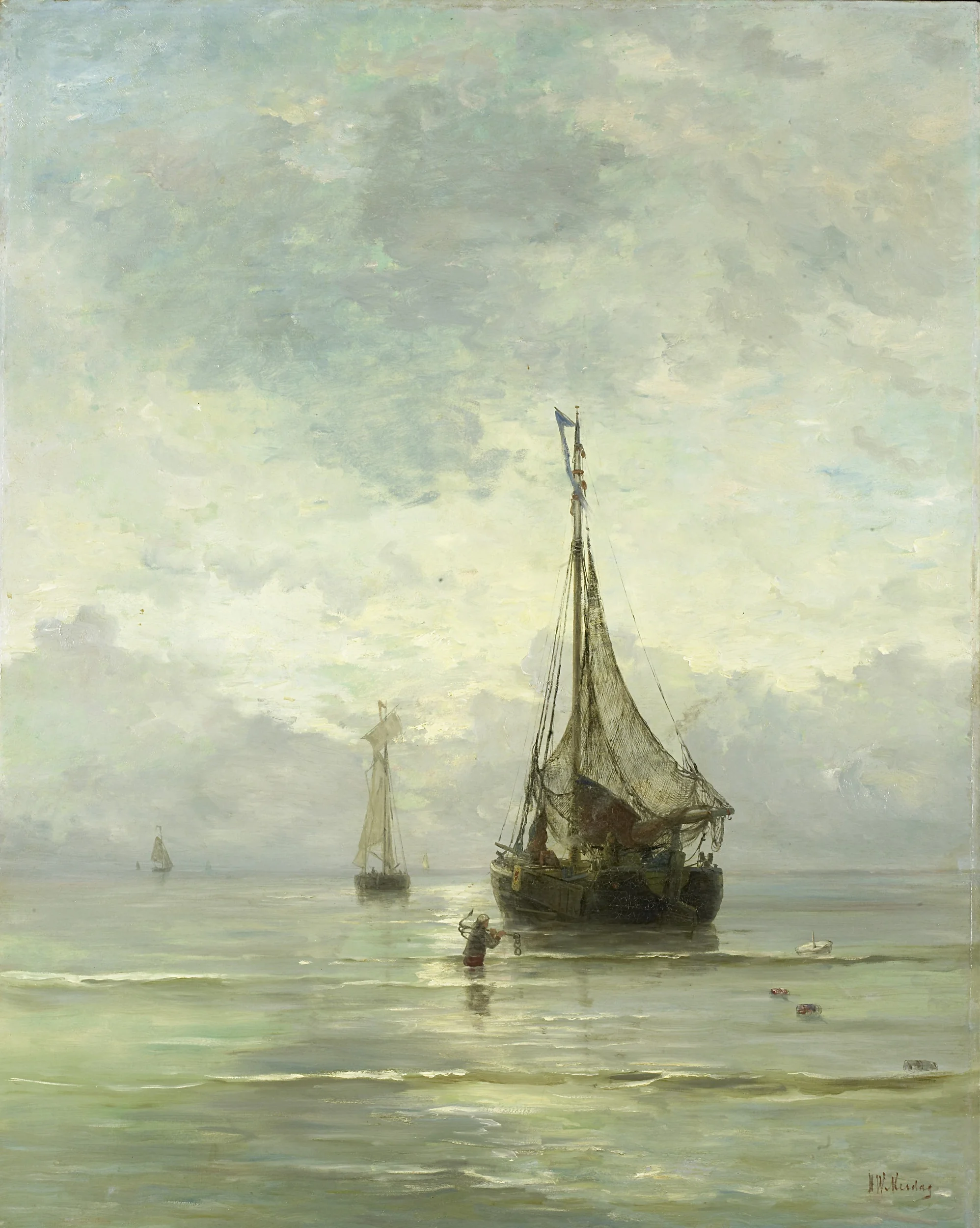Calm Sea, detail