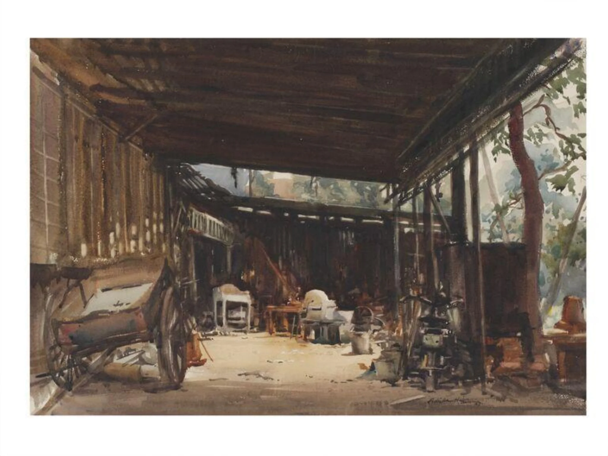 The Builder's Yard, detail
