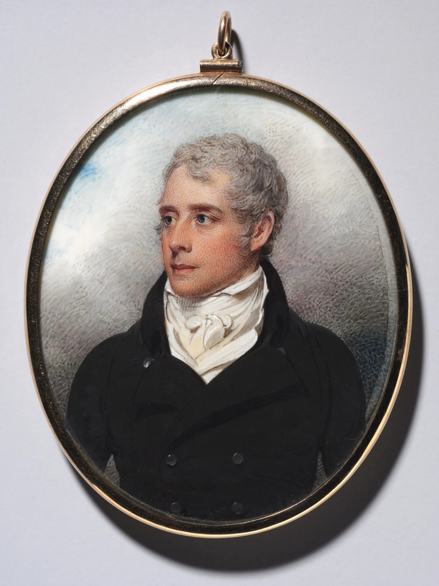 Portrait of Sandford Peacocke, detail