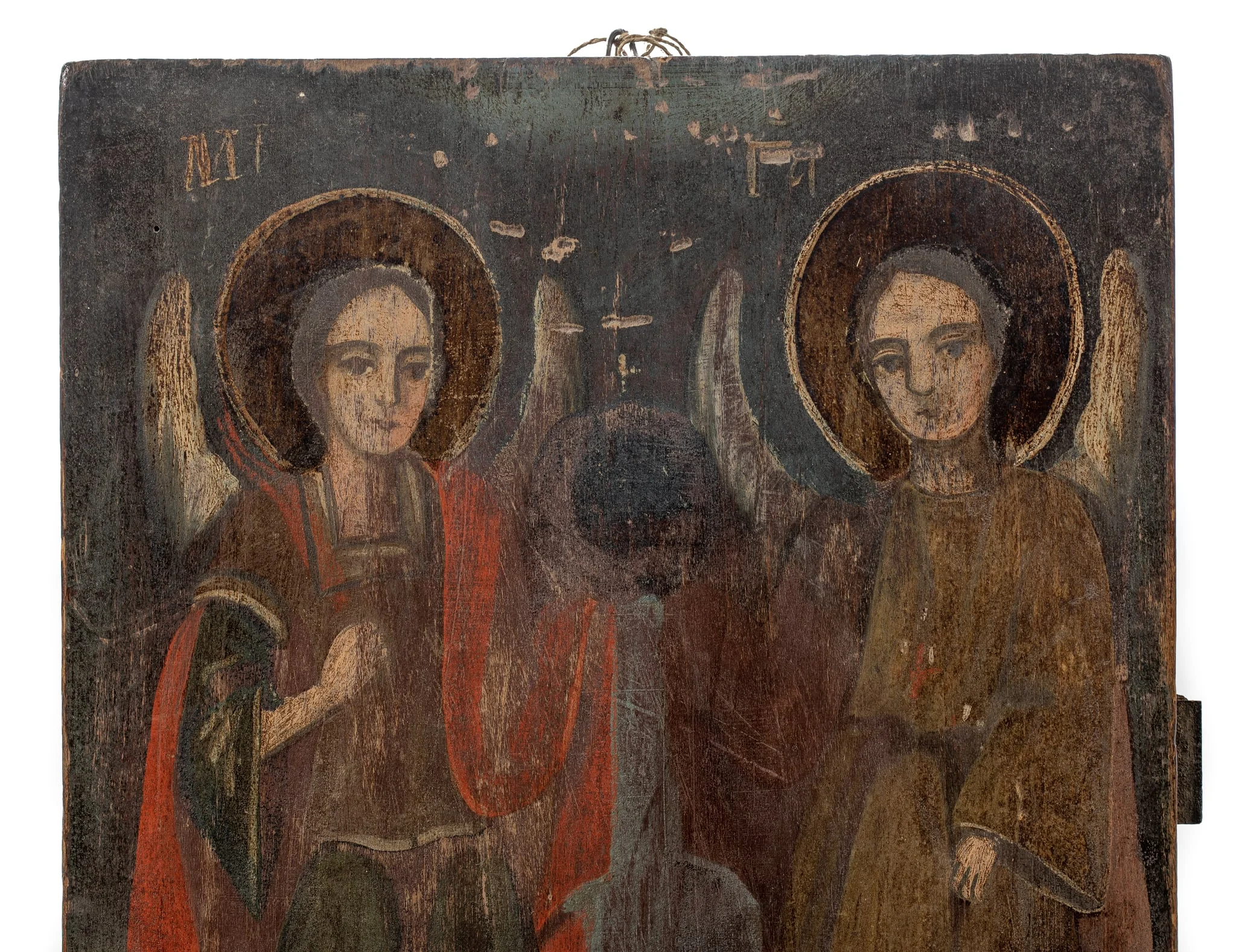 Sfânții Mihail și Gavriil, detail