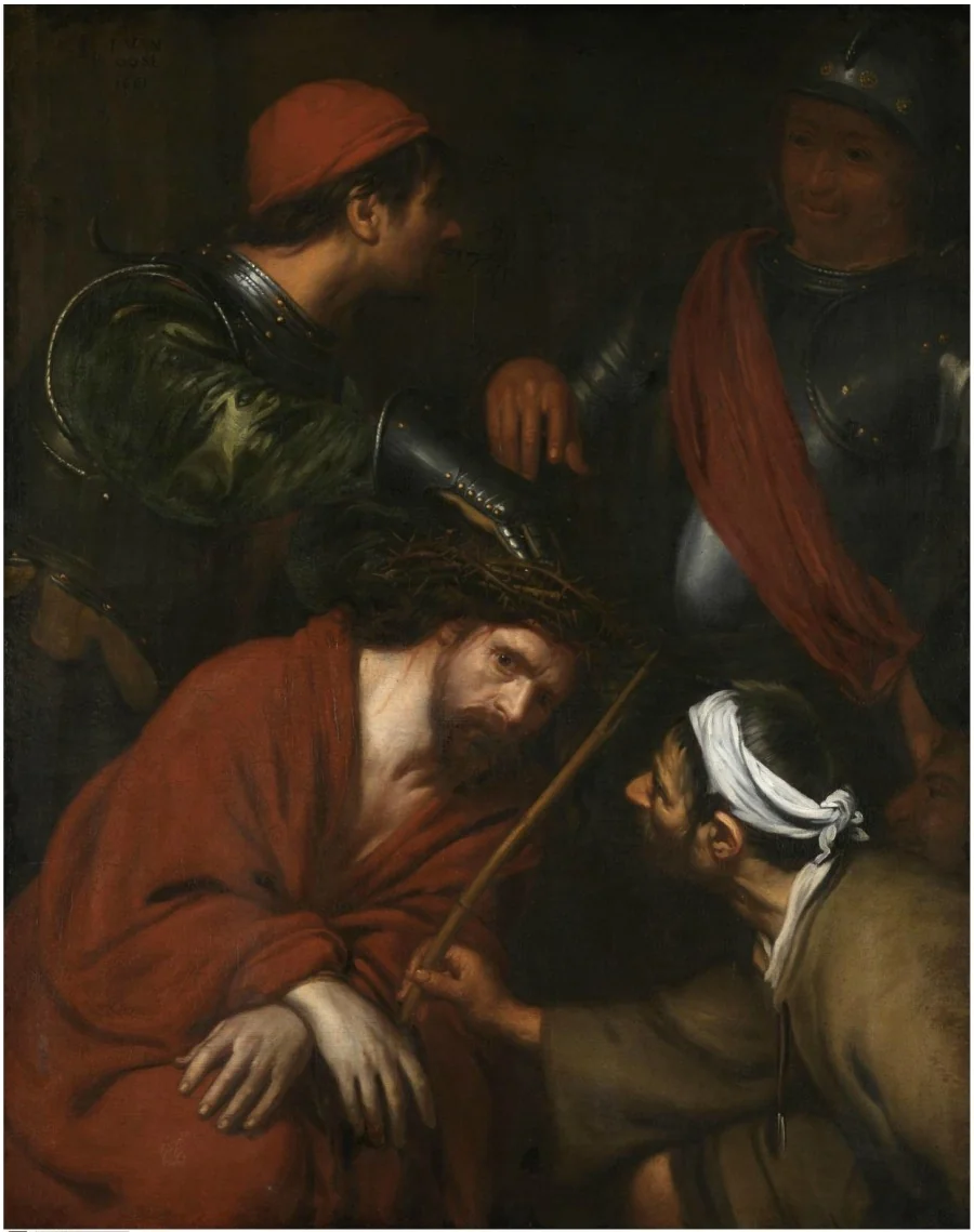 Christ Crowned with Thorns, detail