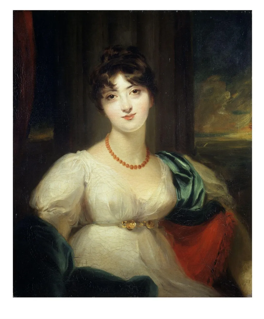 Paulina, First Wife of Sir Codrington Edmund Carrington, by Thomas PRA Lawrence, oil, 1806
