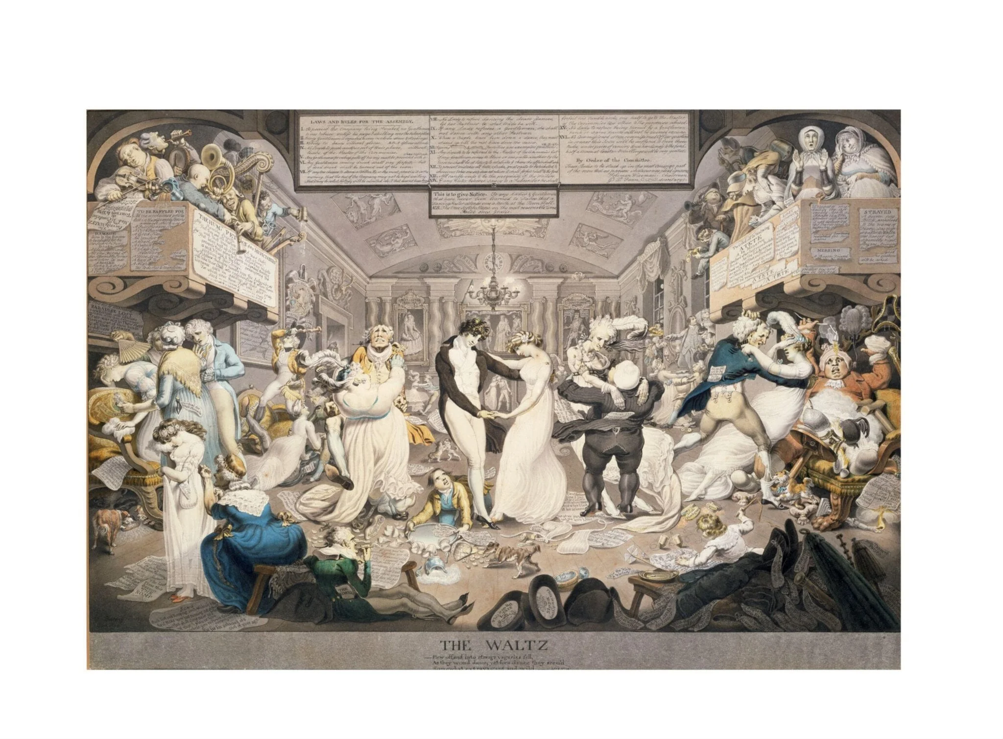 The Waltz, detail