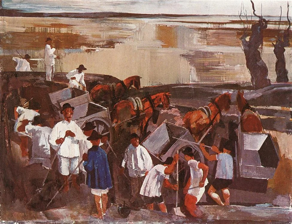 Navvies, detail