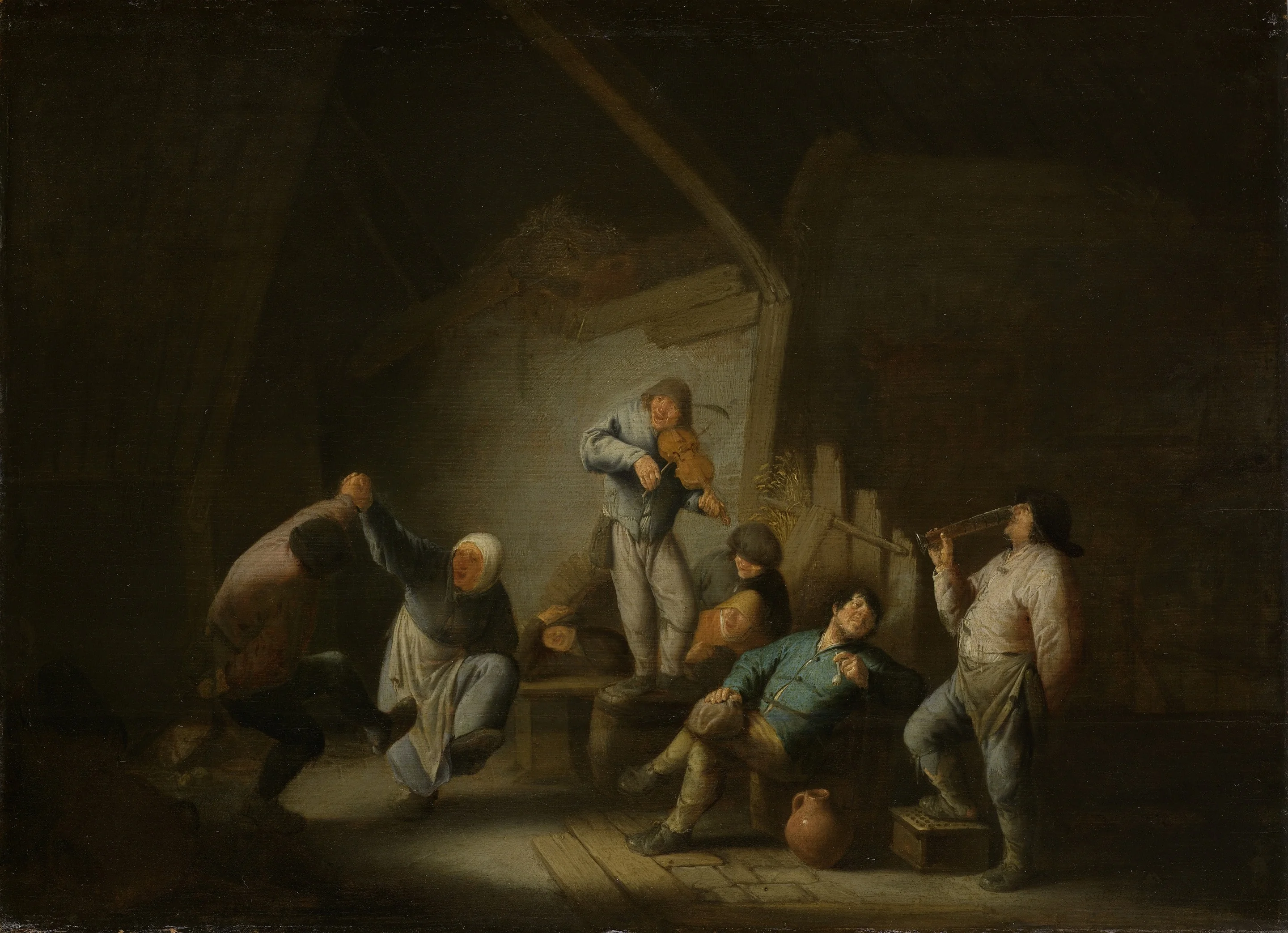 Dancing couple, detail