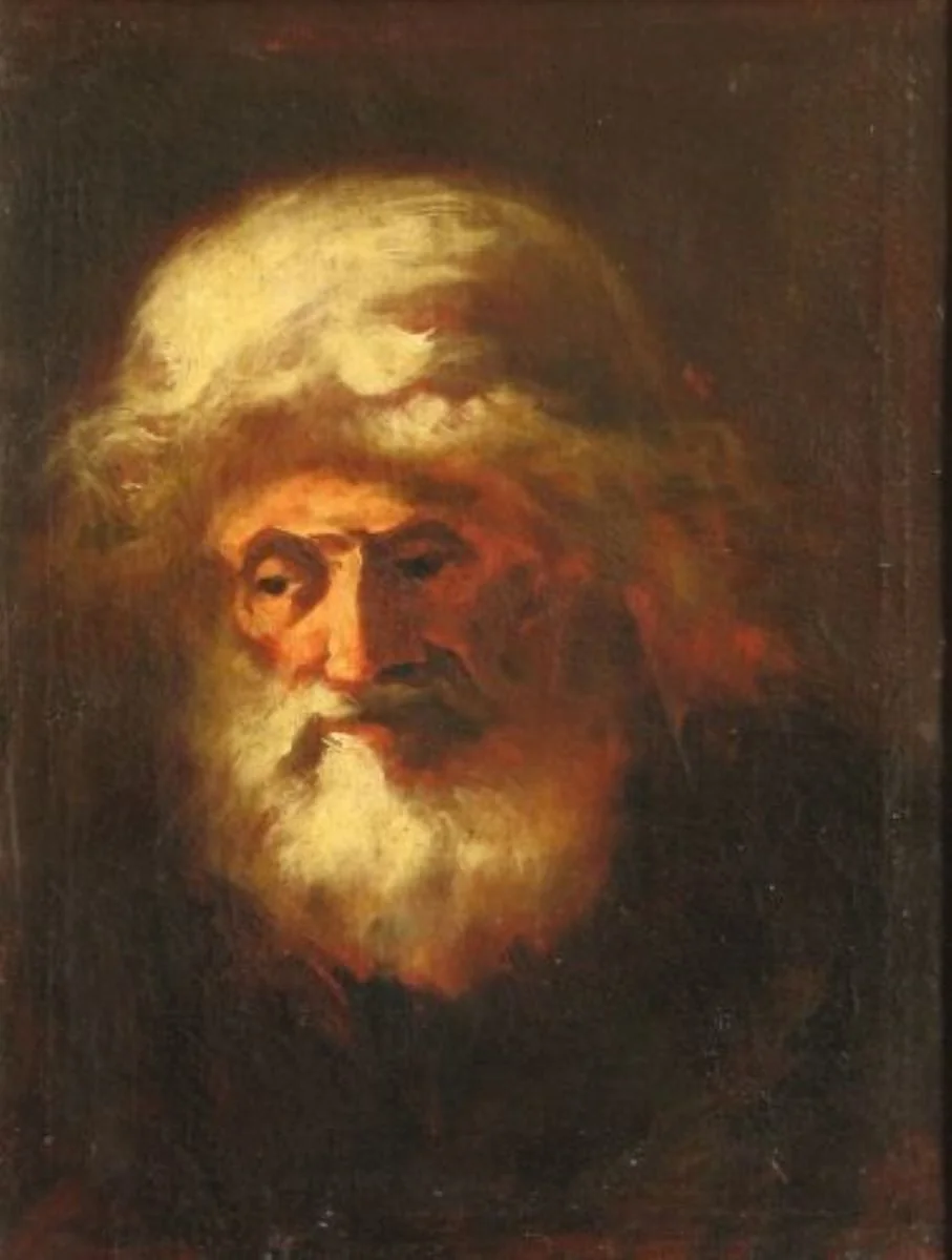 Portret de bătrân, detail