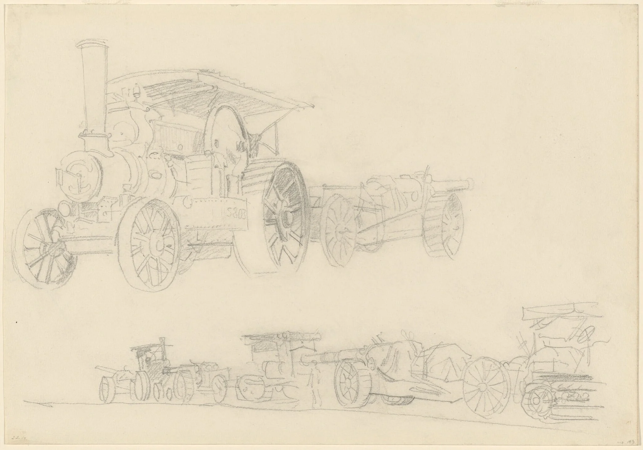 Gun Carriages, France, detail