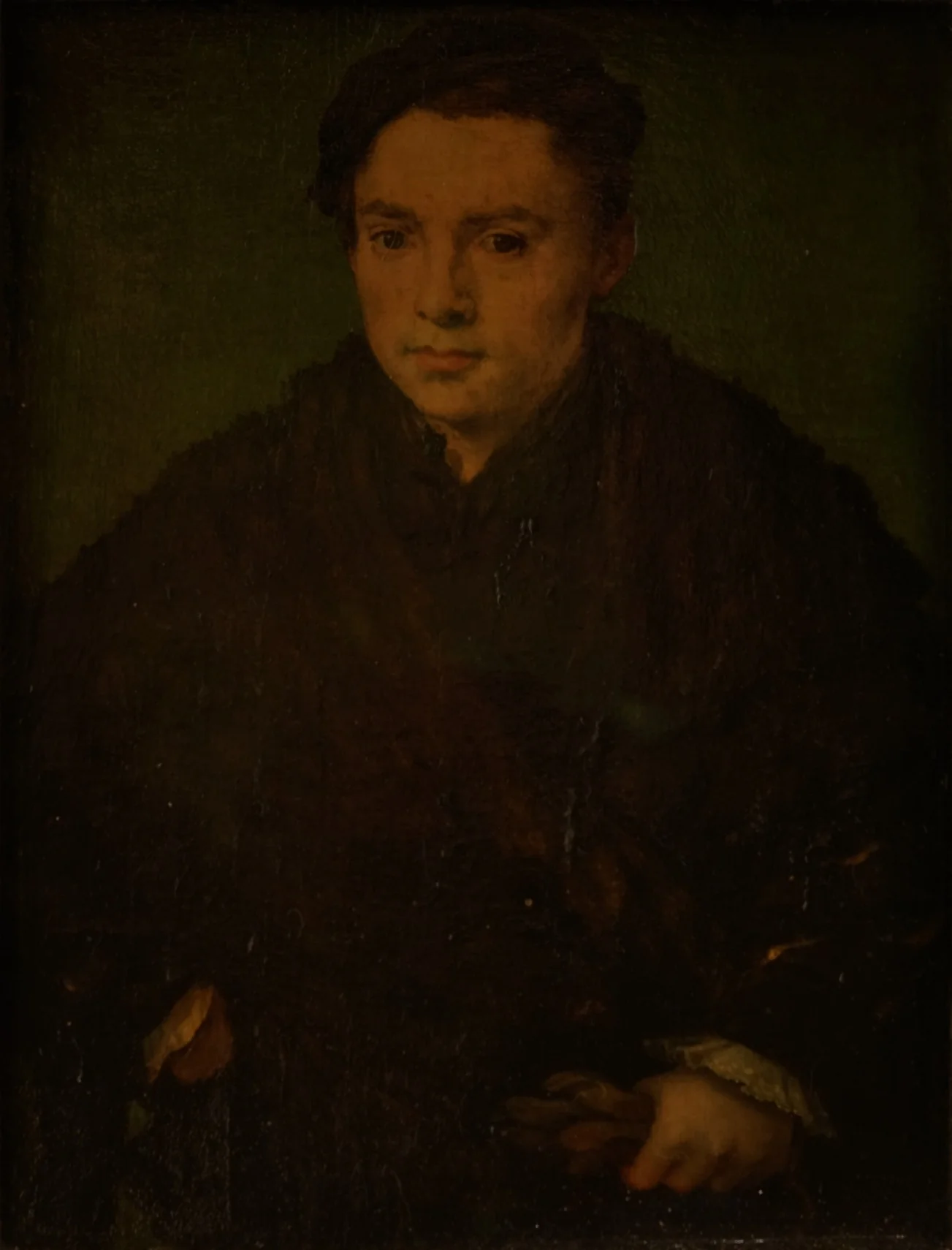 Portrait of a Man, detail