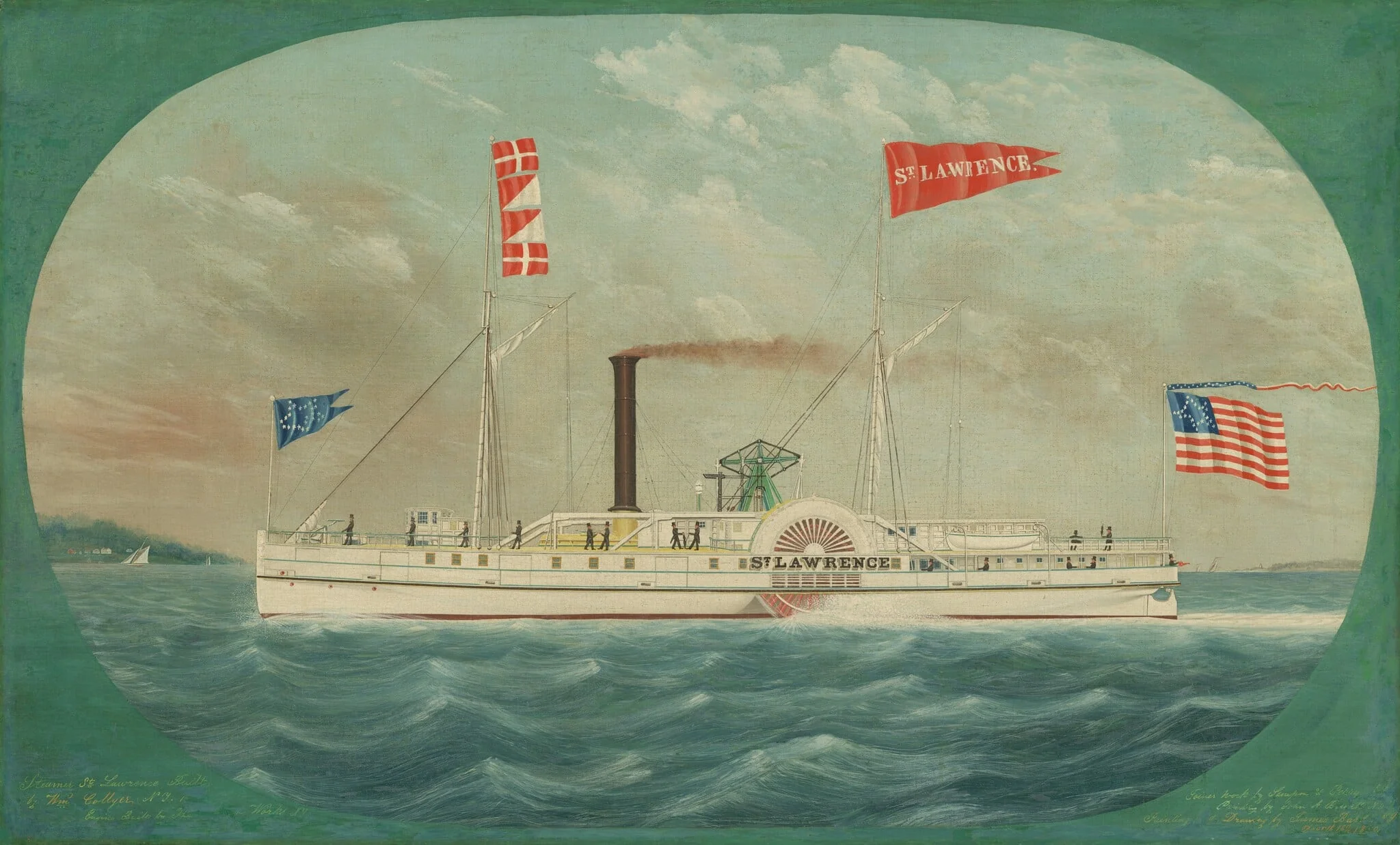 Steamer "St. Lawrence", detail