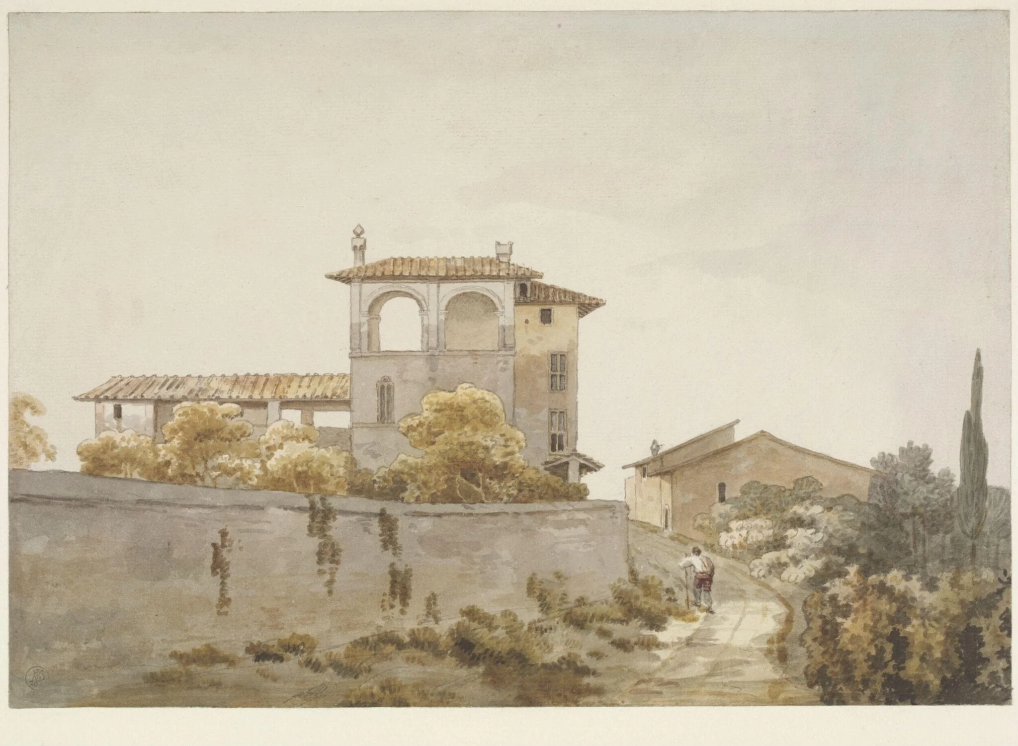 Italian villa, detail
