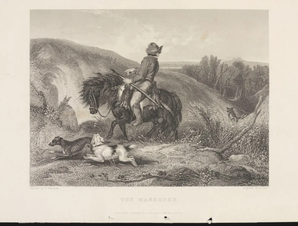 The Warrener, by Charles Hancock, 1850