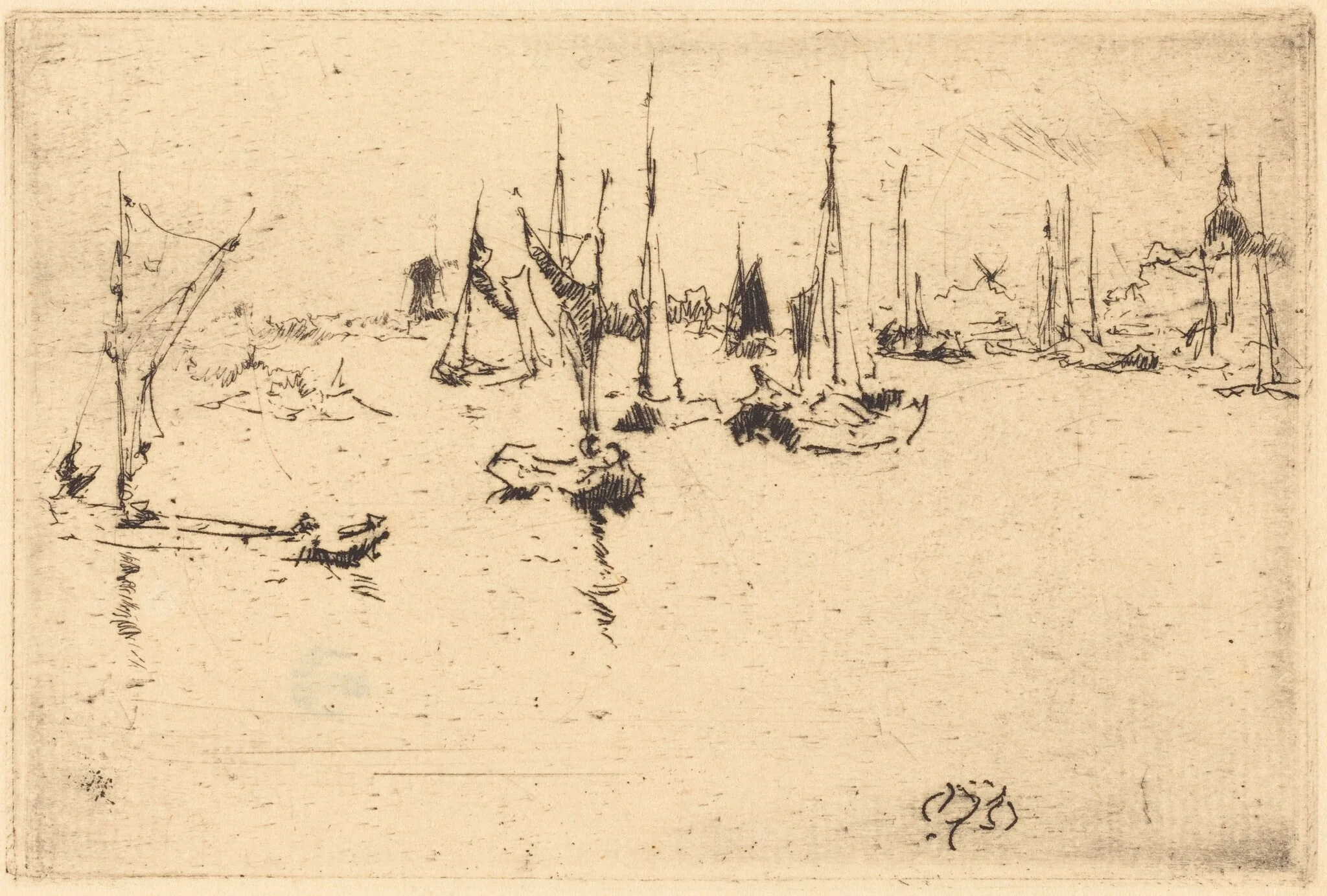 Boats, Dordrecht, detail