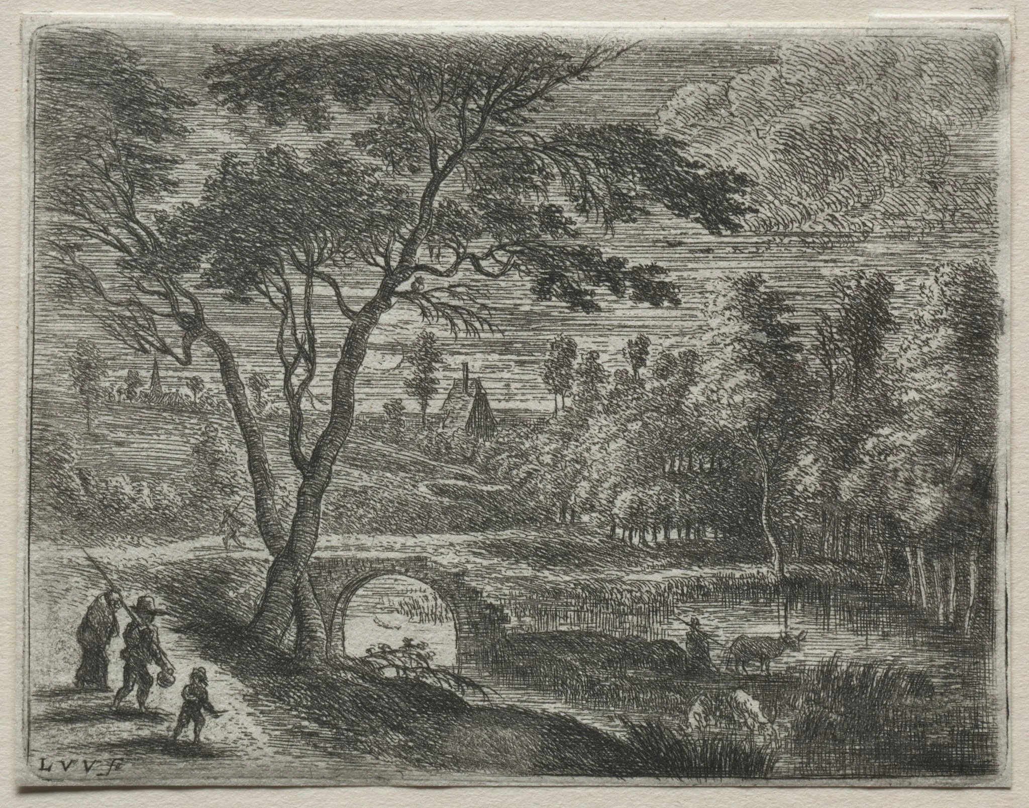 The Broken Bridge, detail