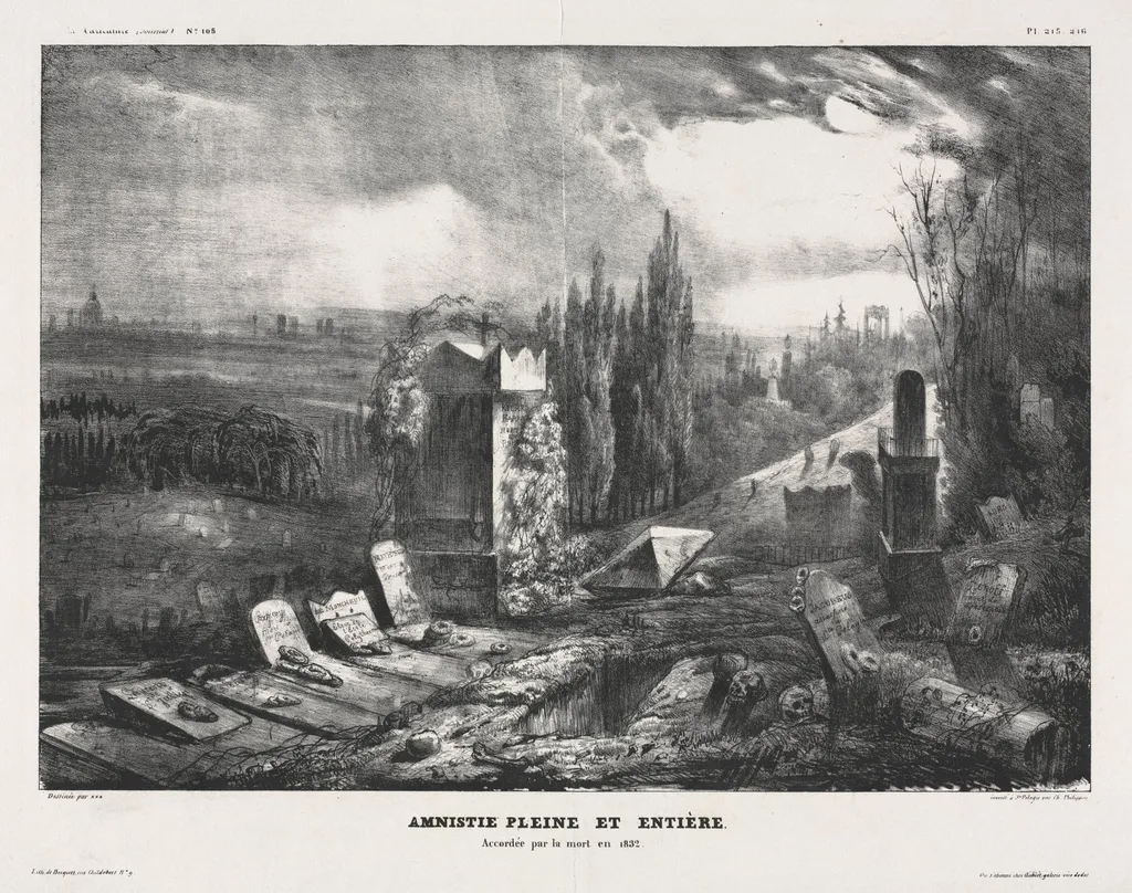 Full and Complete Amnesty, by Paul Huet, 1832