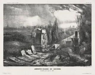 Full and Complete Amnesty, by Paul Huet, 1832