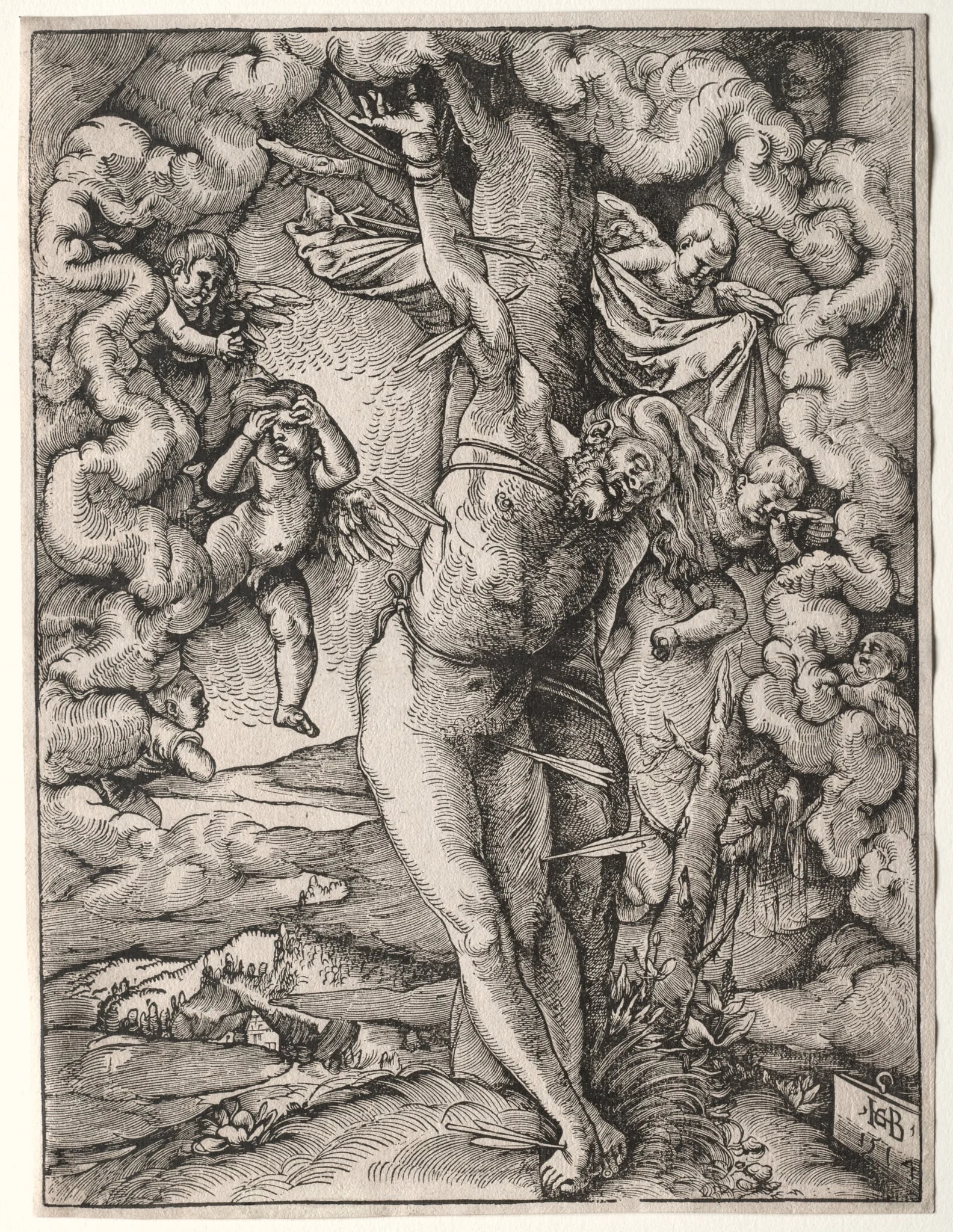The Great St. Sebastian, detail
