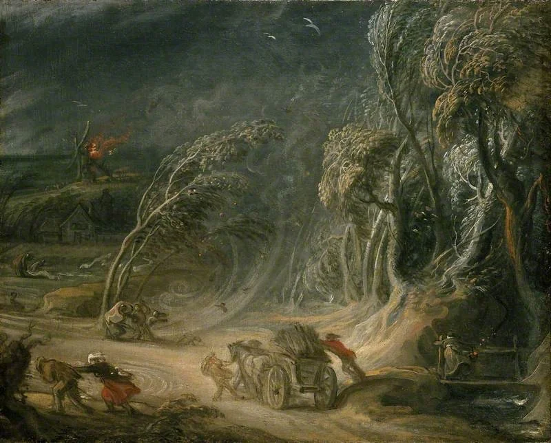 Landscape: A Storm, detail