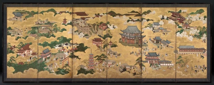 Views of Kyoto, detail
