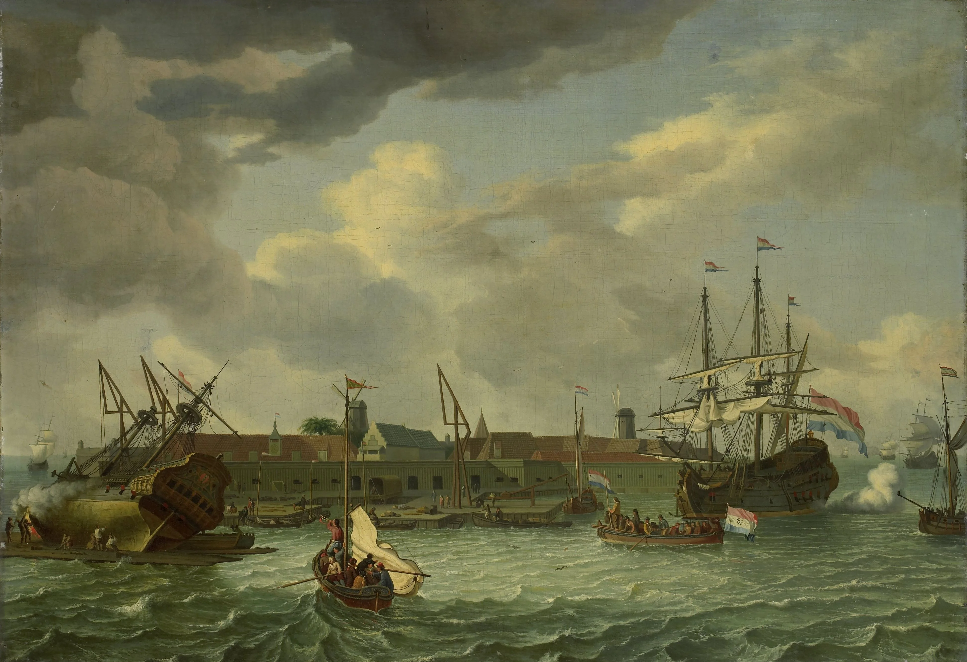 Onrust Island near Batavia, detail