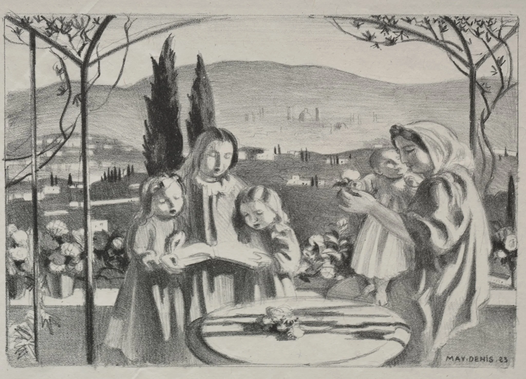 The Terrace, detail