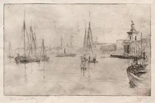 Shipping, by Frank Duveneck, 1883