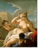Bathsheba, detail
