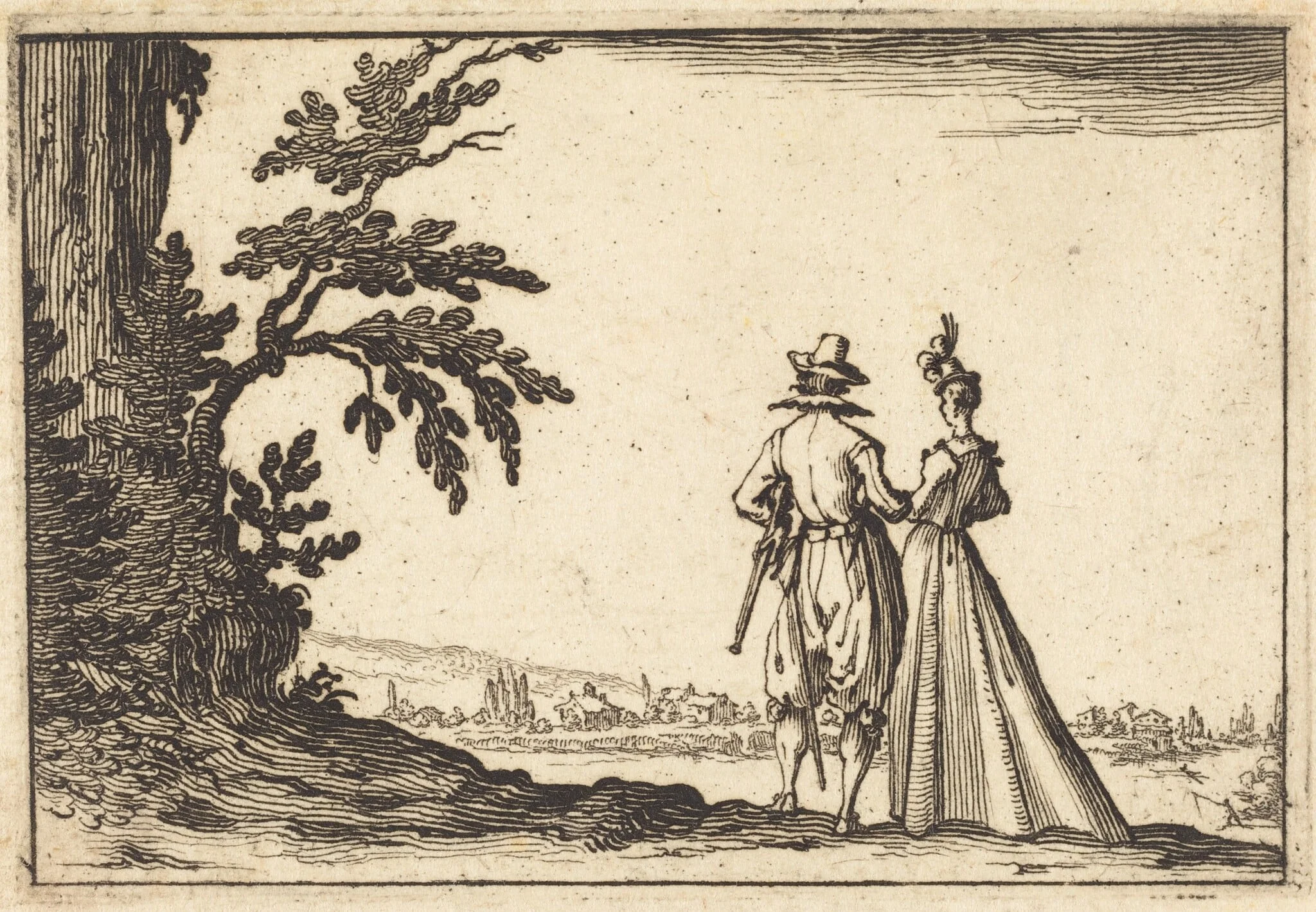 The Promenade, detail