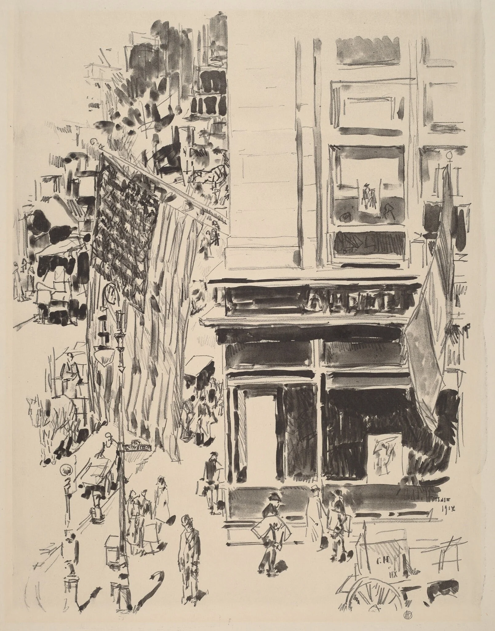 Lafayette Street, detail