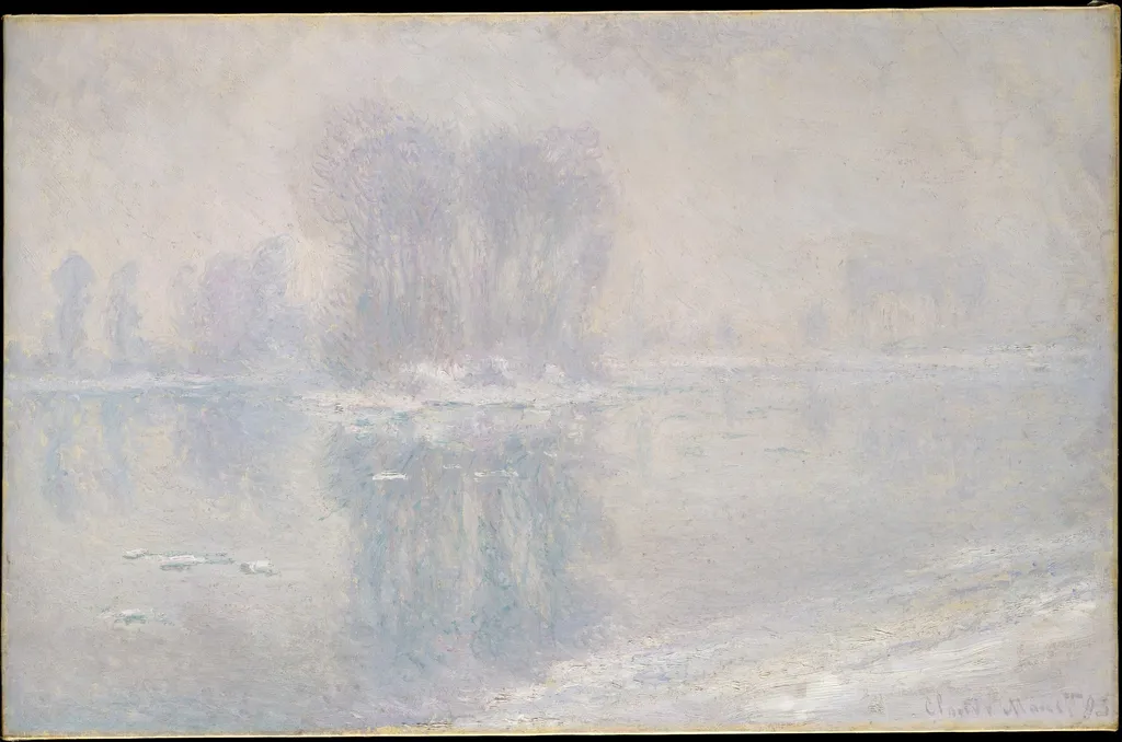 Ice Floes, by Claude Monet, oil, 1897
