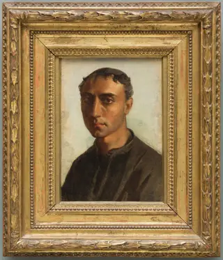 Young Monk, by Théodore Chassériau, oil, 1840