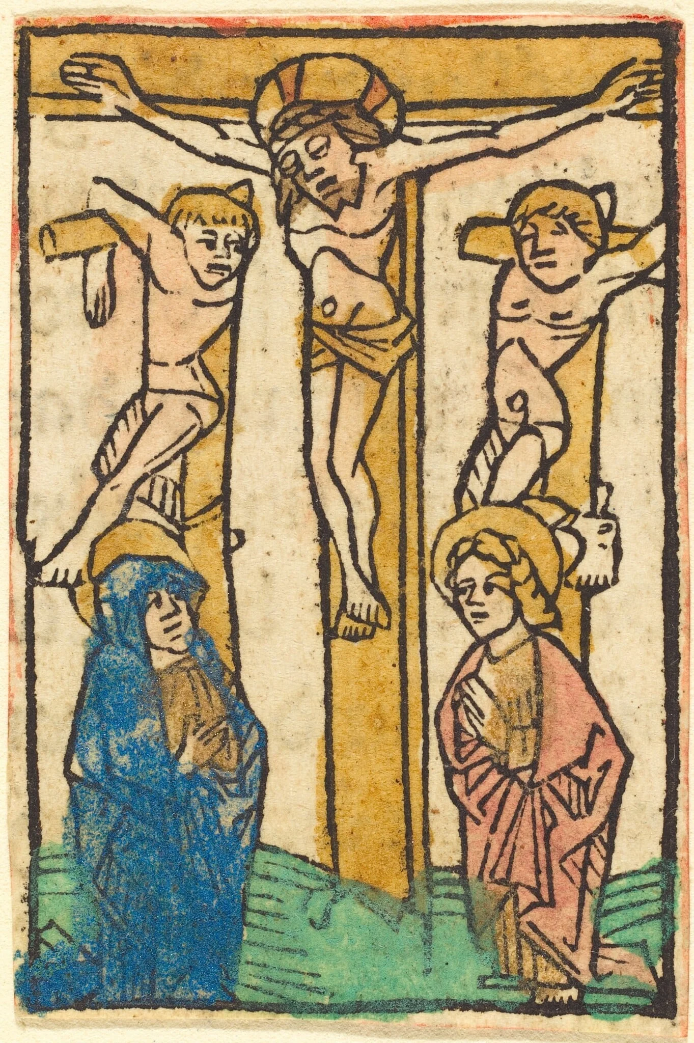 Christ on the Cross between the Two Thieves, detail