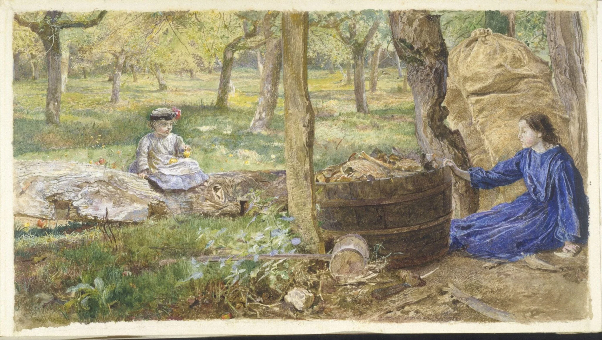 In an Orchard, Devon, detail