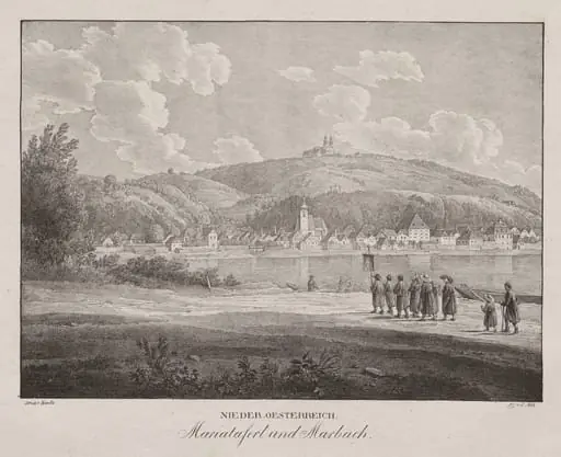 Nieder-oesterreich, Mariataferl und Marbach, by Jakob Alt, 1839