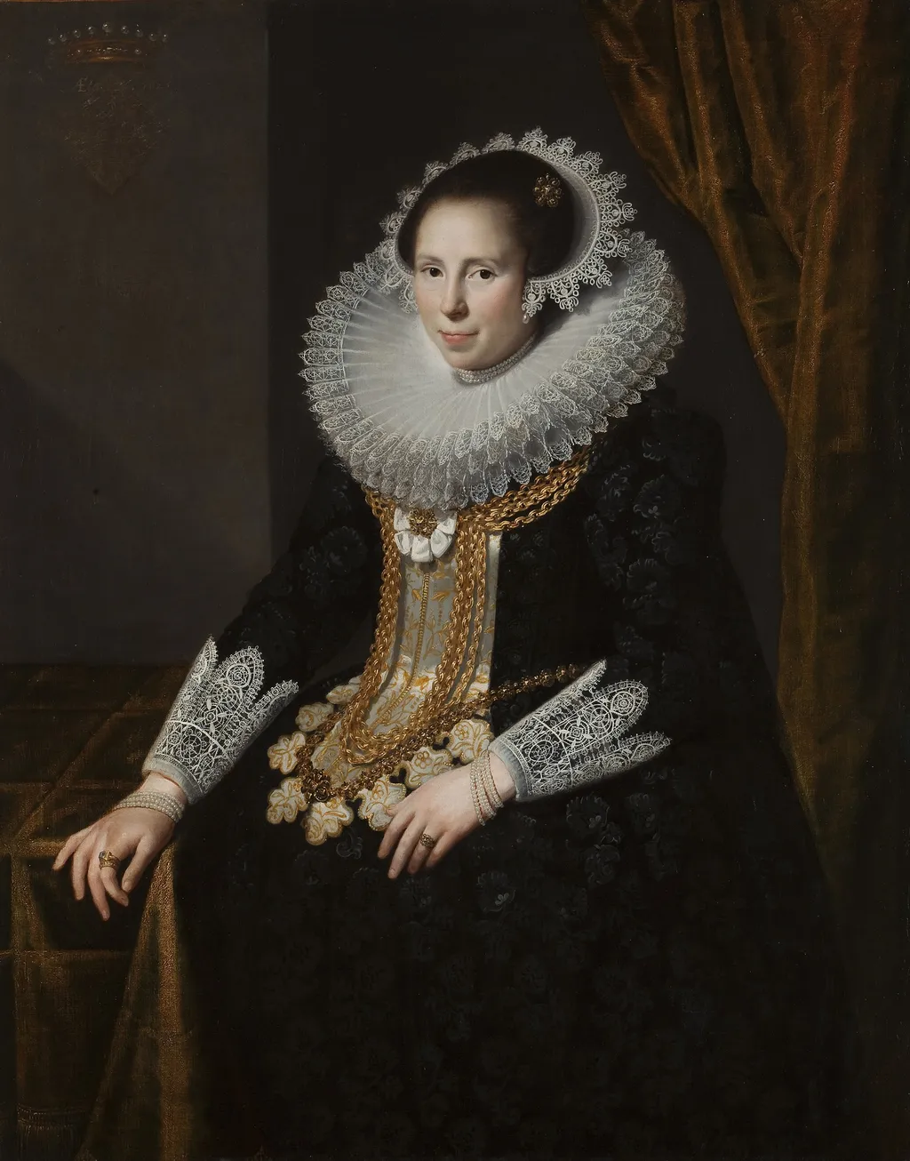 Portrait of Johanna Martens, by Paulus Moreelse, oil, 1625