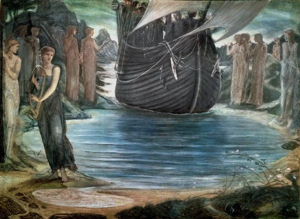 The Sirens, detail