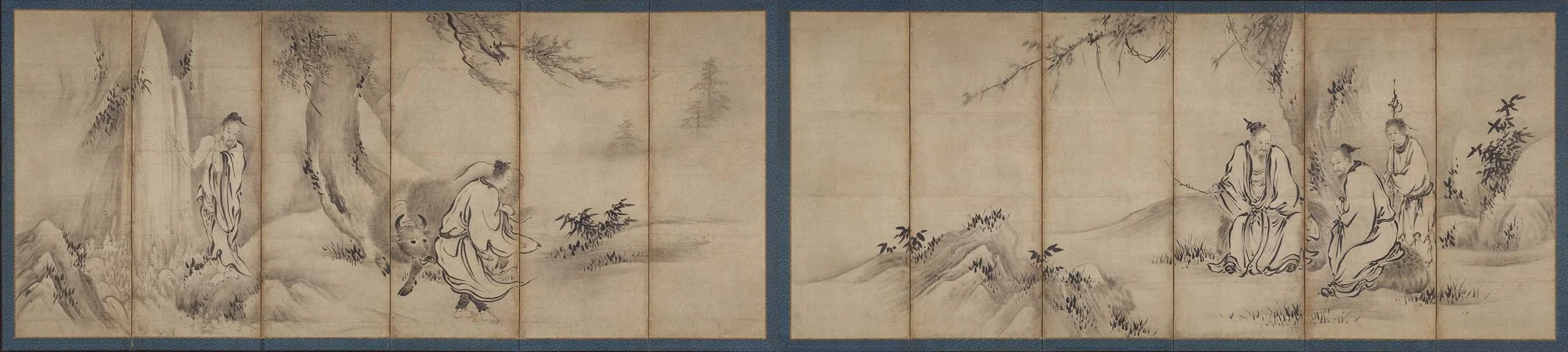Chinese Sages, detail