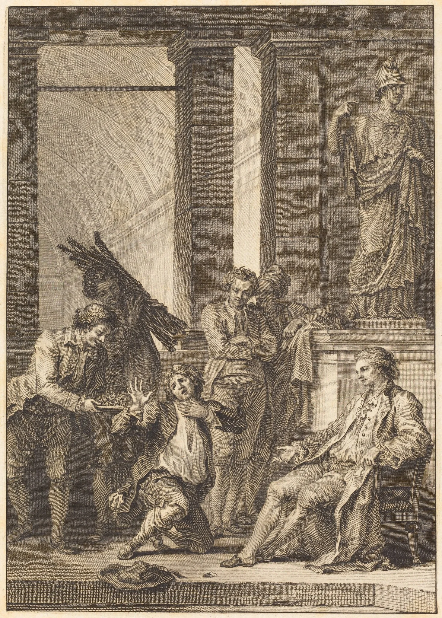 Le paysan, detail