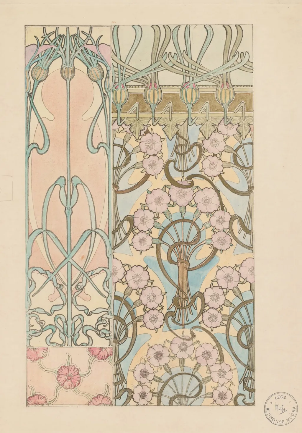 Ornament, by Alphonse Mucha, 1902