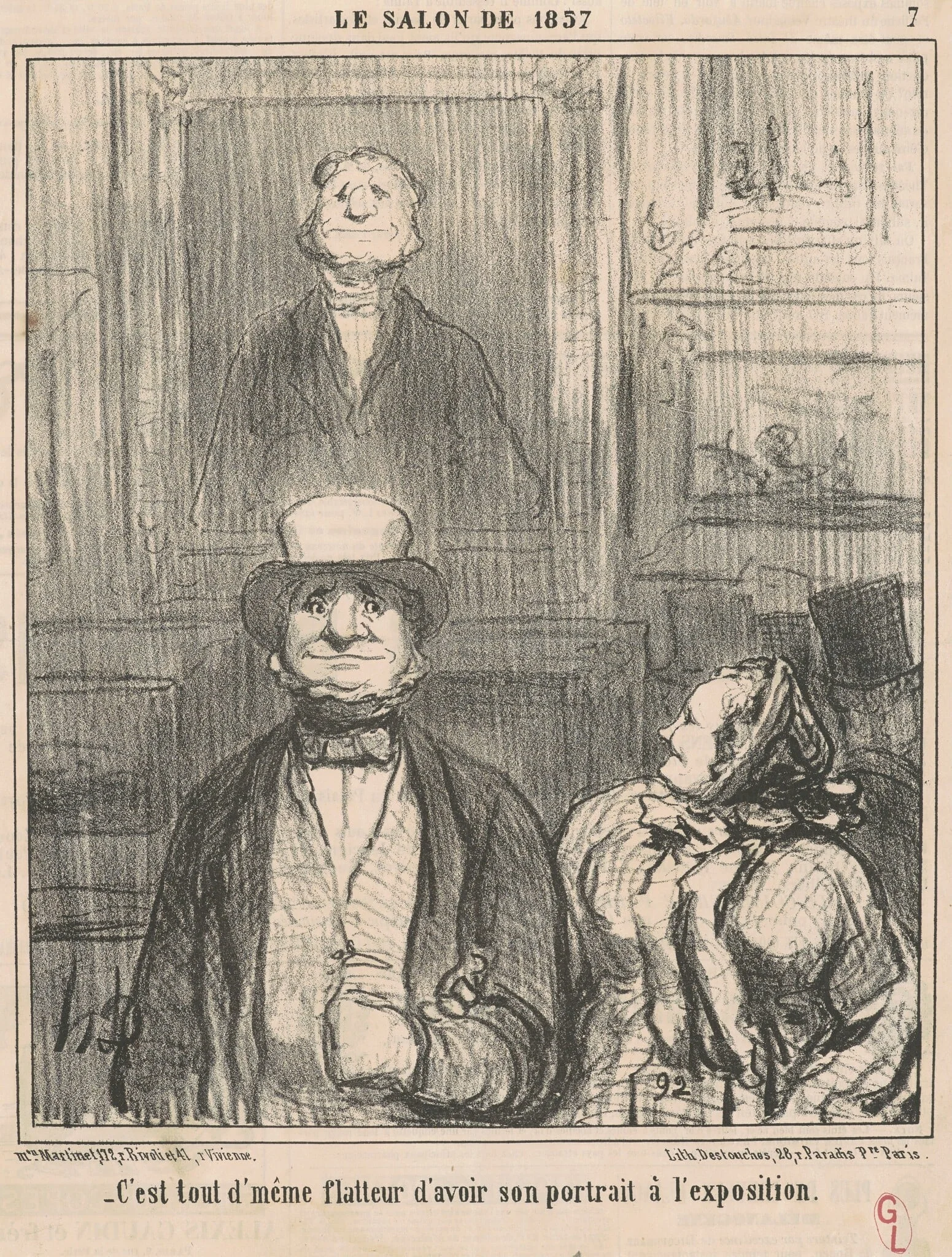 C'est tout d'même flatteur d'avoir, detail