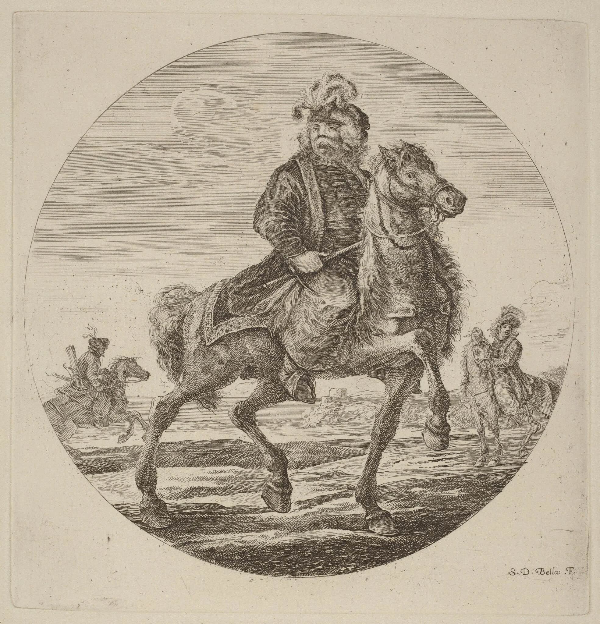 Hungarian Cavalier, detail