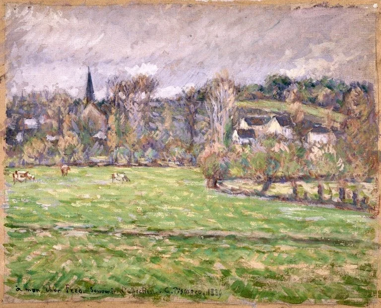 View of Bazincourt, detail