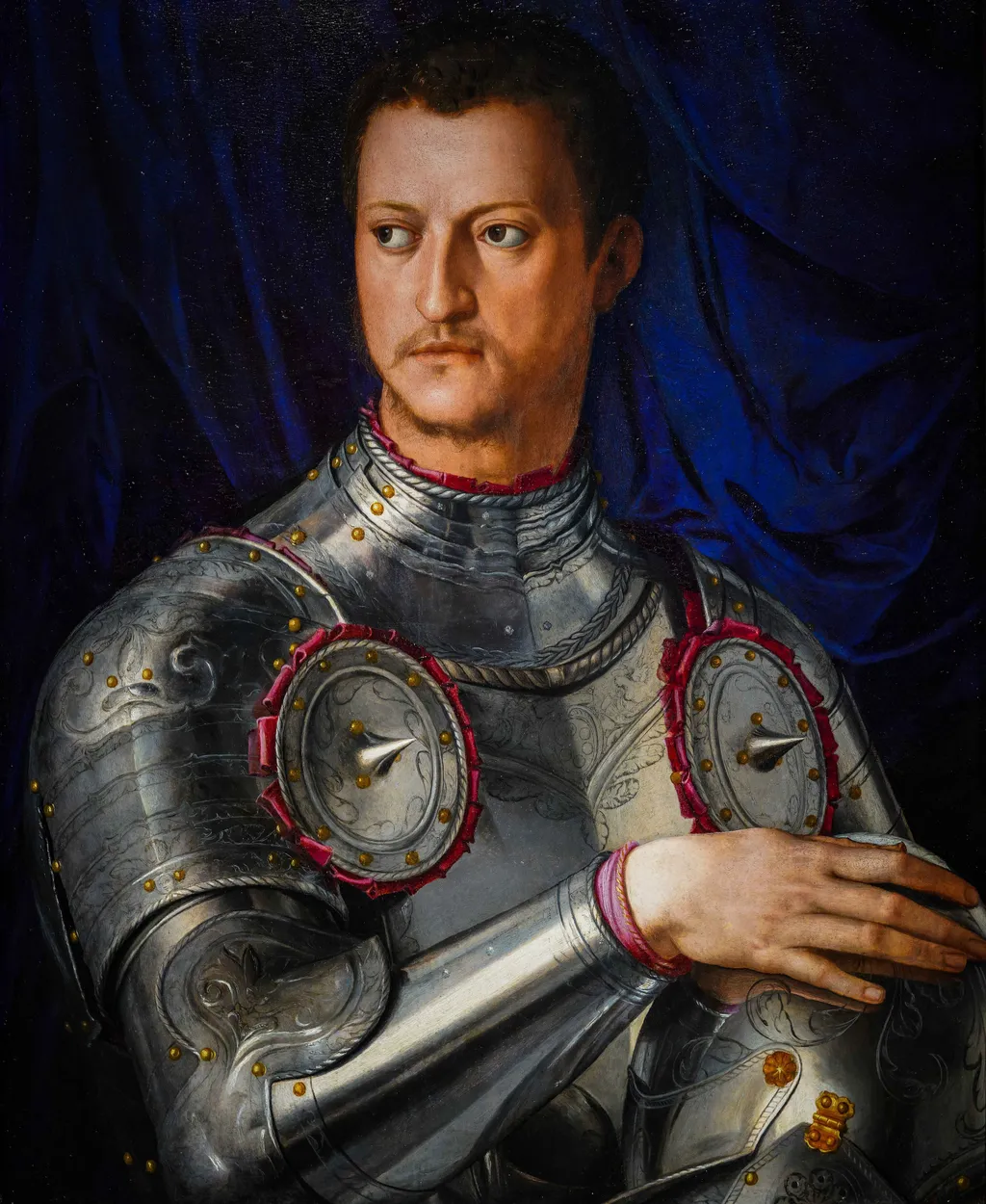 Portrait of Cosimo I de' Medici, by Bronzino, oil, 1544