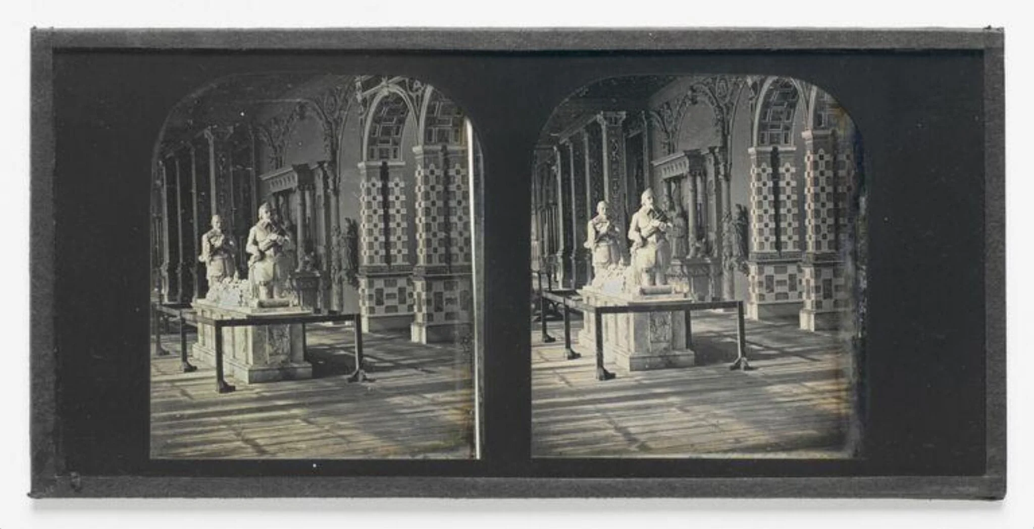 View of Tomb Sculptures at Crystal Palace, detail