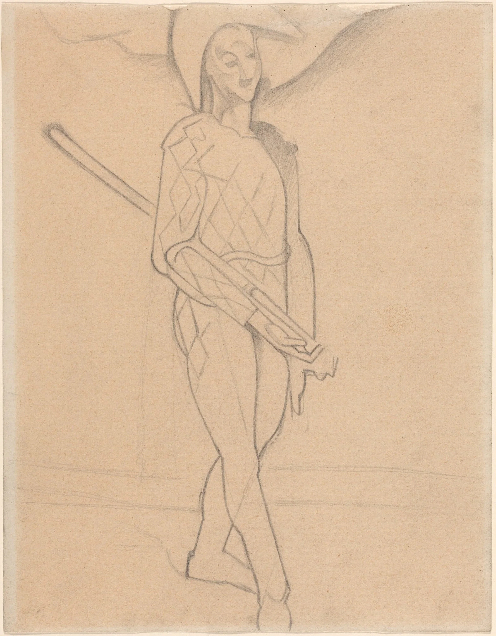 Harlequin, detail