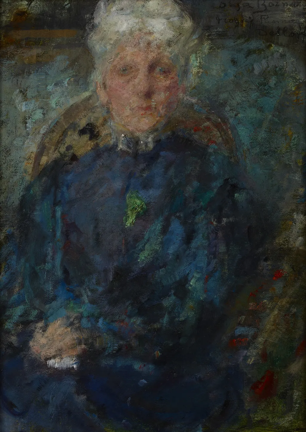 Portrait of Łucja Detloff, by Olga Boznańska, unspecified, 1917