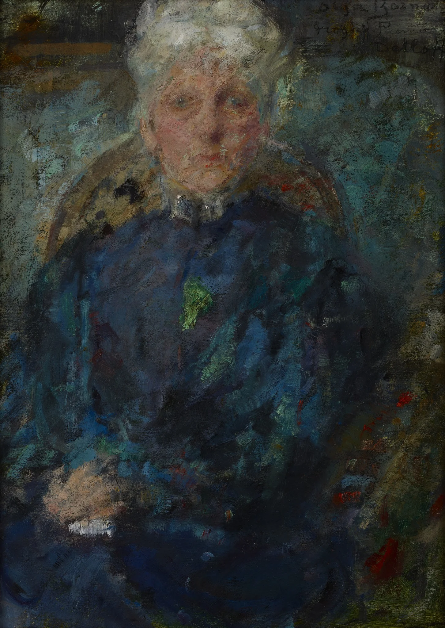 Portrait of Łucja Detloff, detail