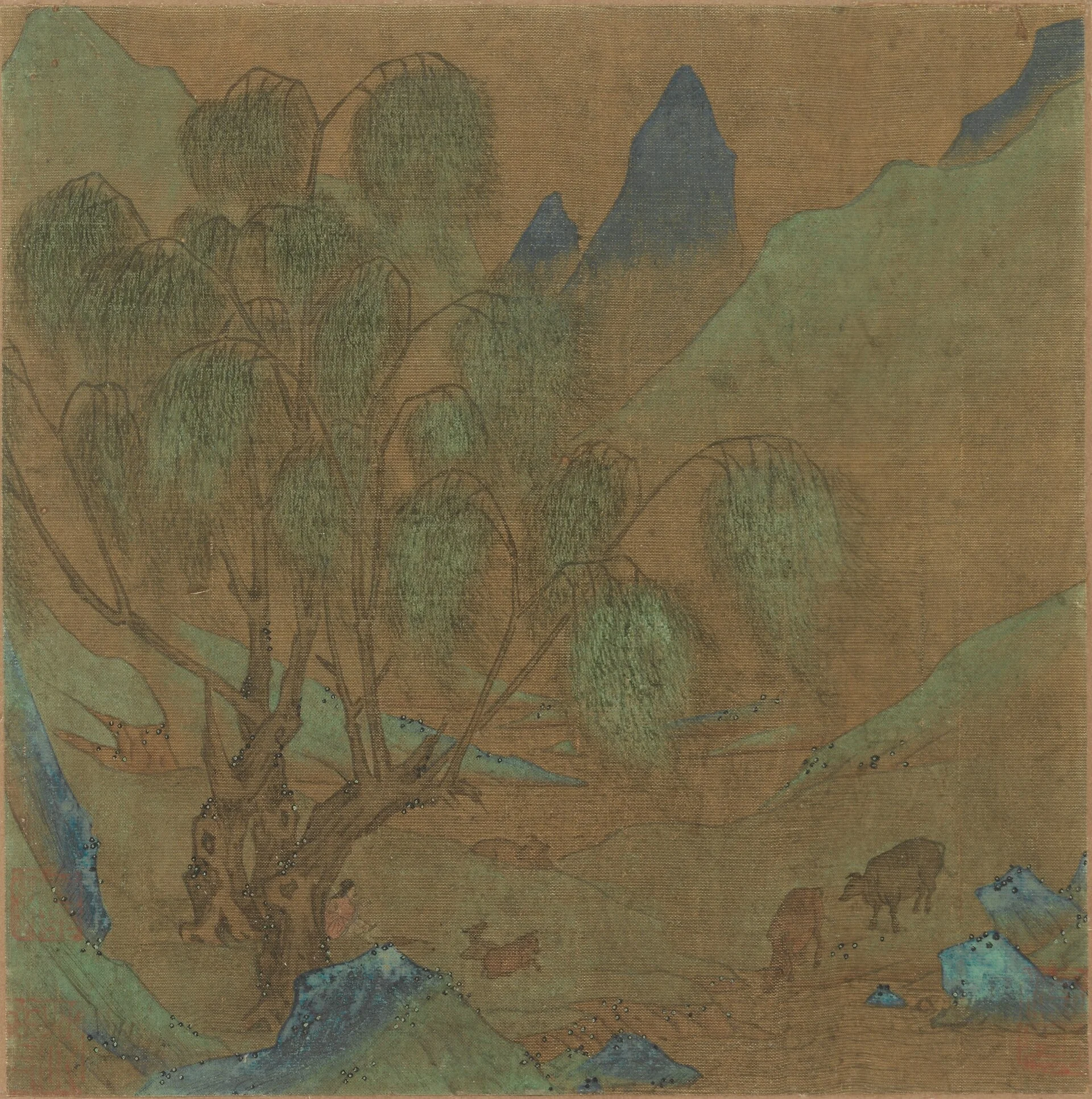 A Pastoral Scene, detail