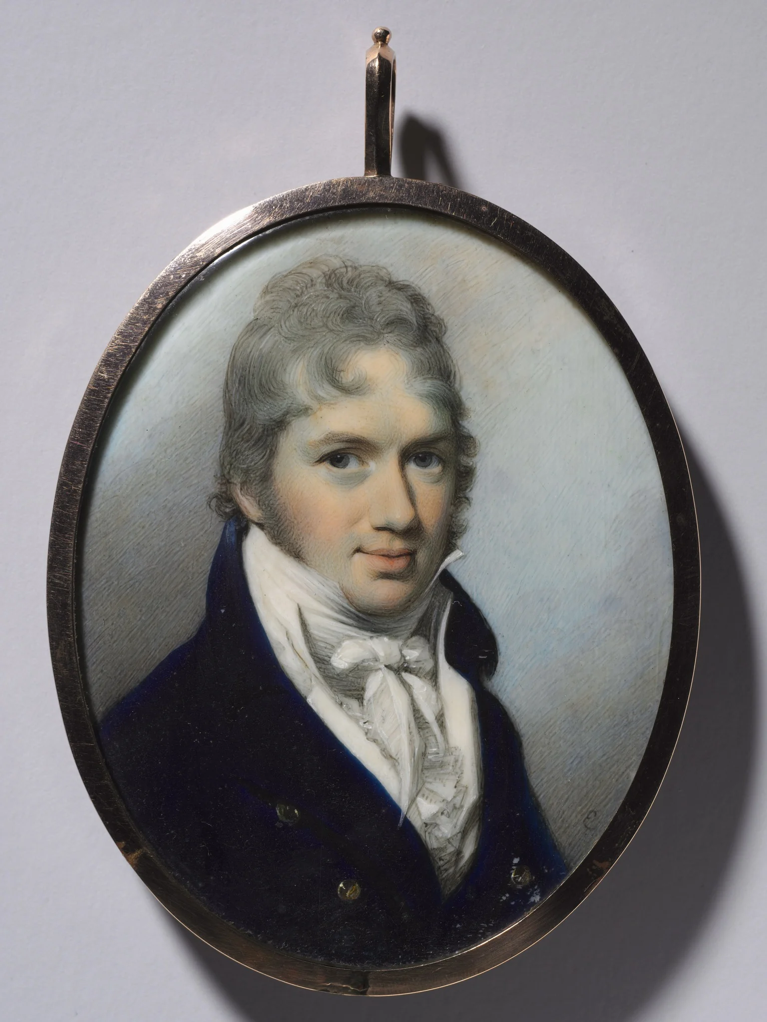 Portrait of Sir Thomas Baring, 2nd Baronet, detail