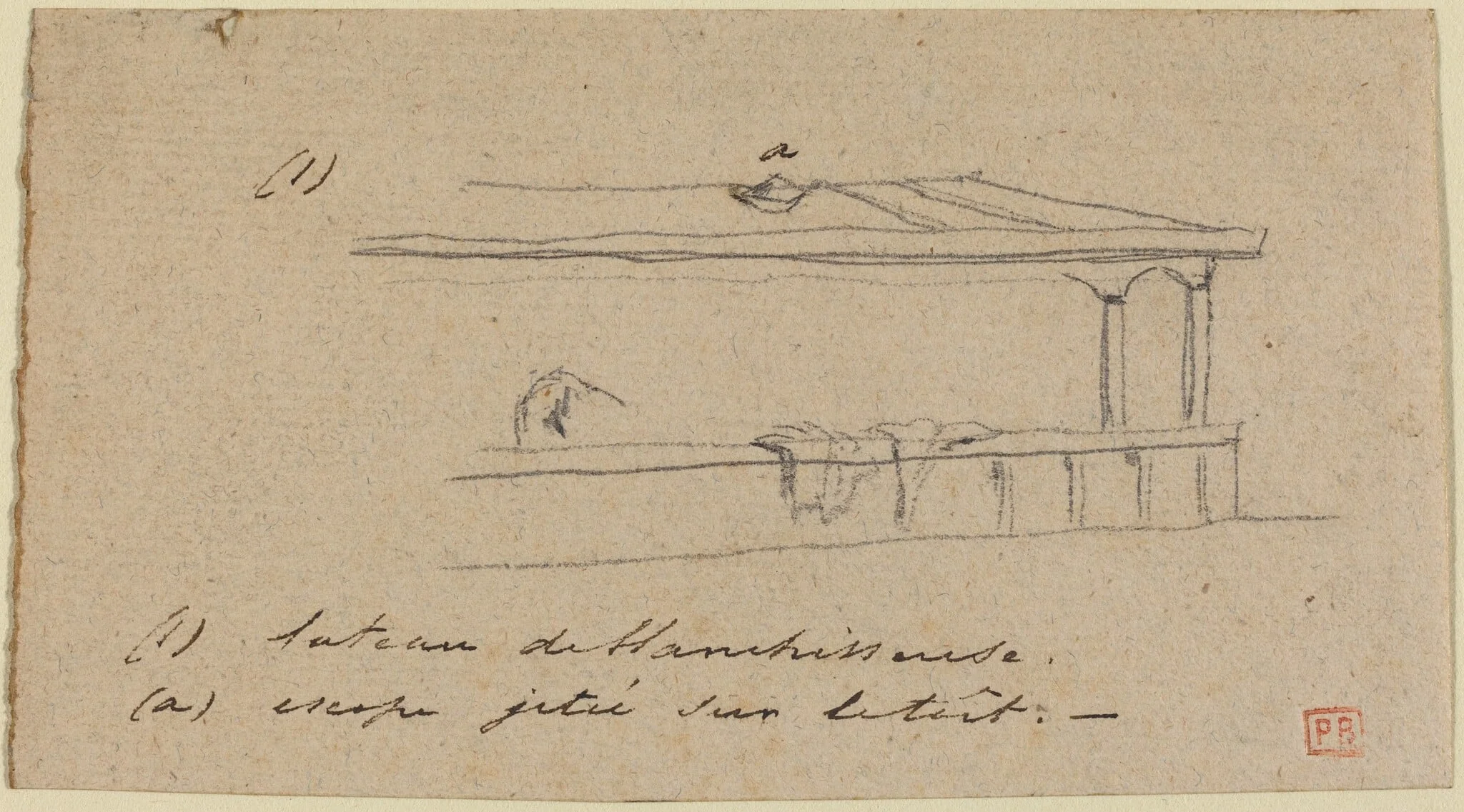 Study for "Le Petit Pont", detail
