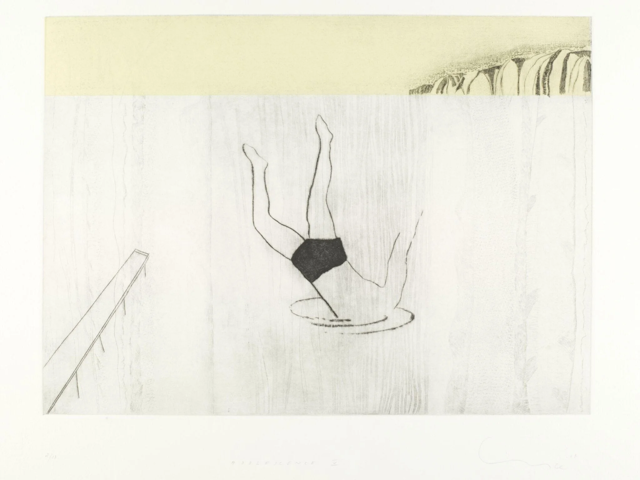 Adolescence V, detail